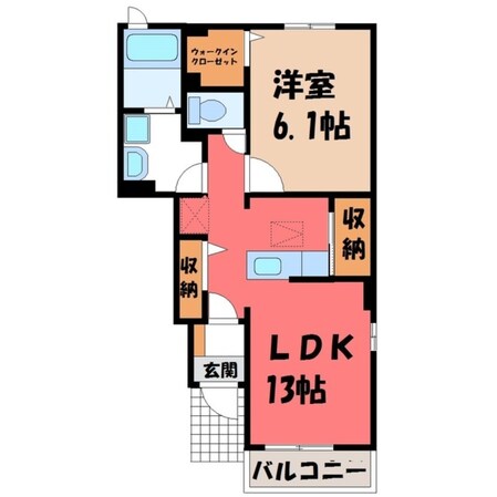 ラフレシール I&Kの物件間取画像